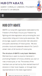 Mobile Screenshot of hubcityabate.com